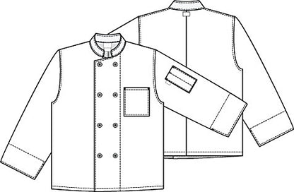 Filipina Chef Dickies Unisex Mod.DC45 Blanco
