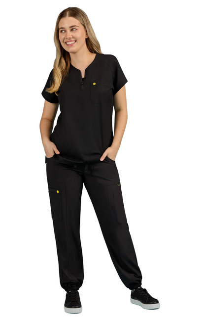 Conj. Mujer Koi X Smiley World Ecstatic / Jolly Jogger Black