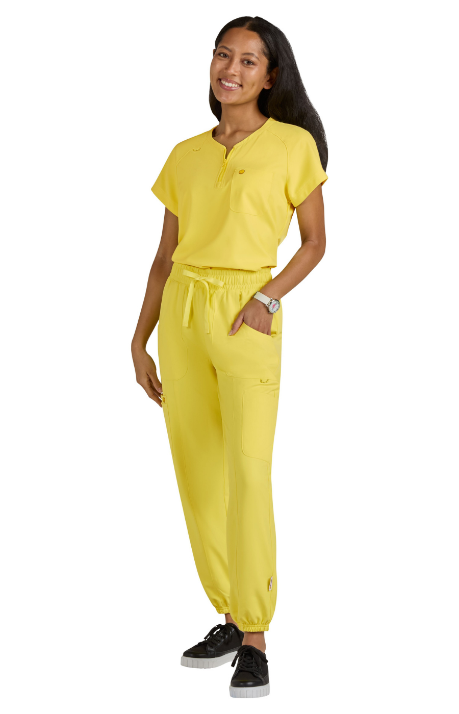 Conj. Mujer Koi X Smiley World Ecstatic / Jolly Jogger Loving Yellow