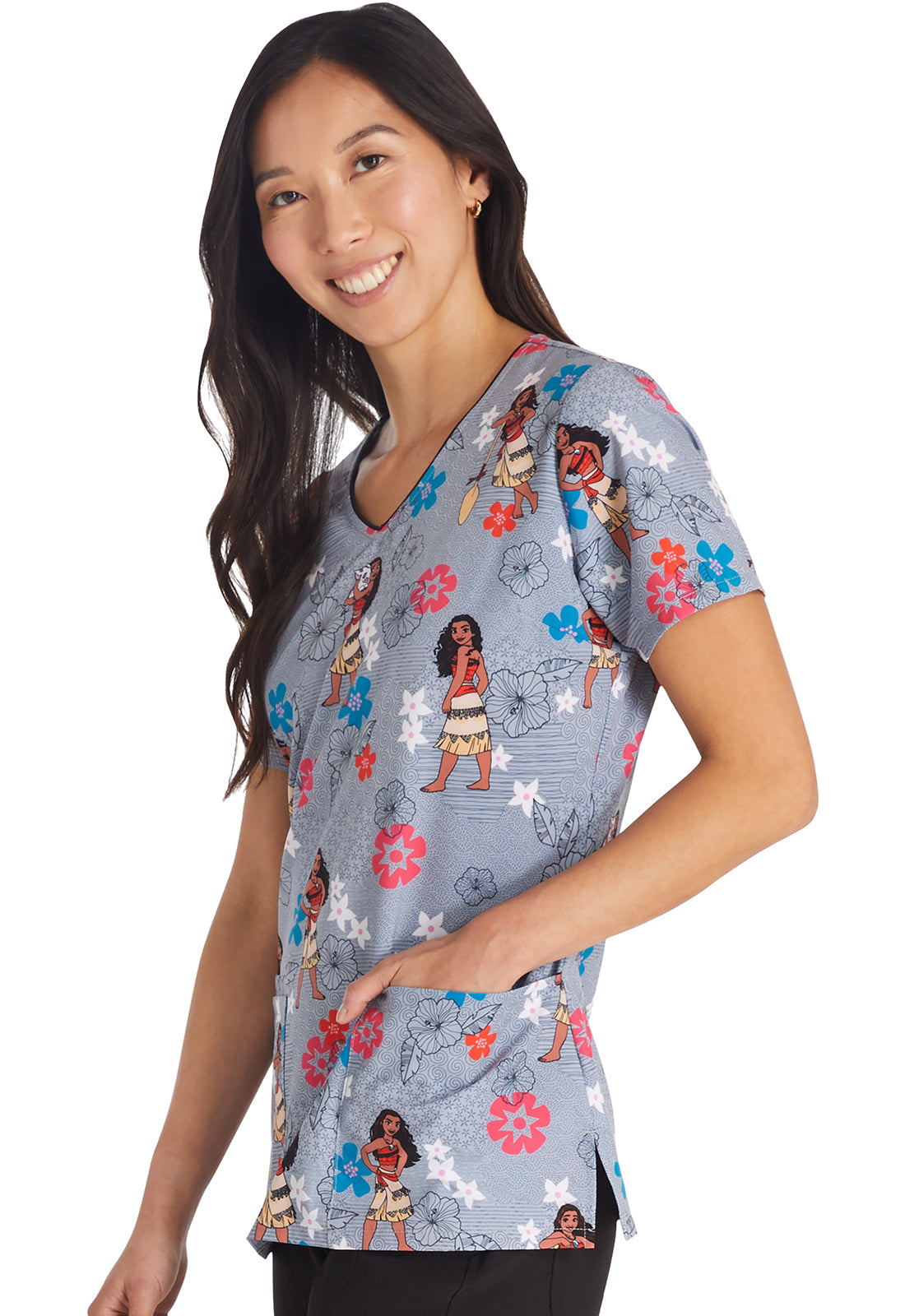 SUM24 Filipina Mujer Cherokee Tooniforms PFA Mod.TF614MHFY Moana Happiness