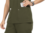 OFE Conj. Liso Mujer Koi Next Gen Mod. Hustle&Heart/Good Vibe Olive ..............Pantalon Jogger