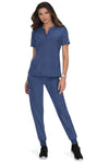 BF. Conj. Liso Mujer Koi Lite Stretch Mod.Action/Power Heather Navy JOGGER