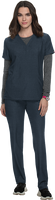 BF. Conj. Liso Mujer Koi Lite Stretch Mod.Velocity/Momentum Heather Navy