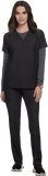 BF. Conj. Liso Mujer Koi Lite Stretch Mod.Velocity/Momentum Heath.Charcoal