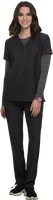 BF. Conj. Liso Mujer Koi Lite Stretch Mod.Velocity/Momentum Heath.Charcoal
