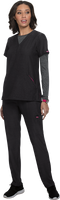 BF. Conj. Liso Mujer Koi Lite Stretch Mod.Velocity/Momentum Heath.Charcoal