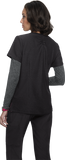 BF. Conj. Liso Mujer Koi Lite Stretch Mod.Velocity/Momentum Heath.Charcoal