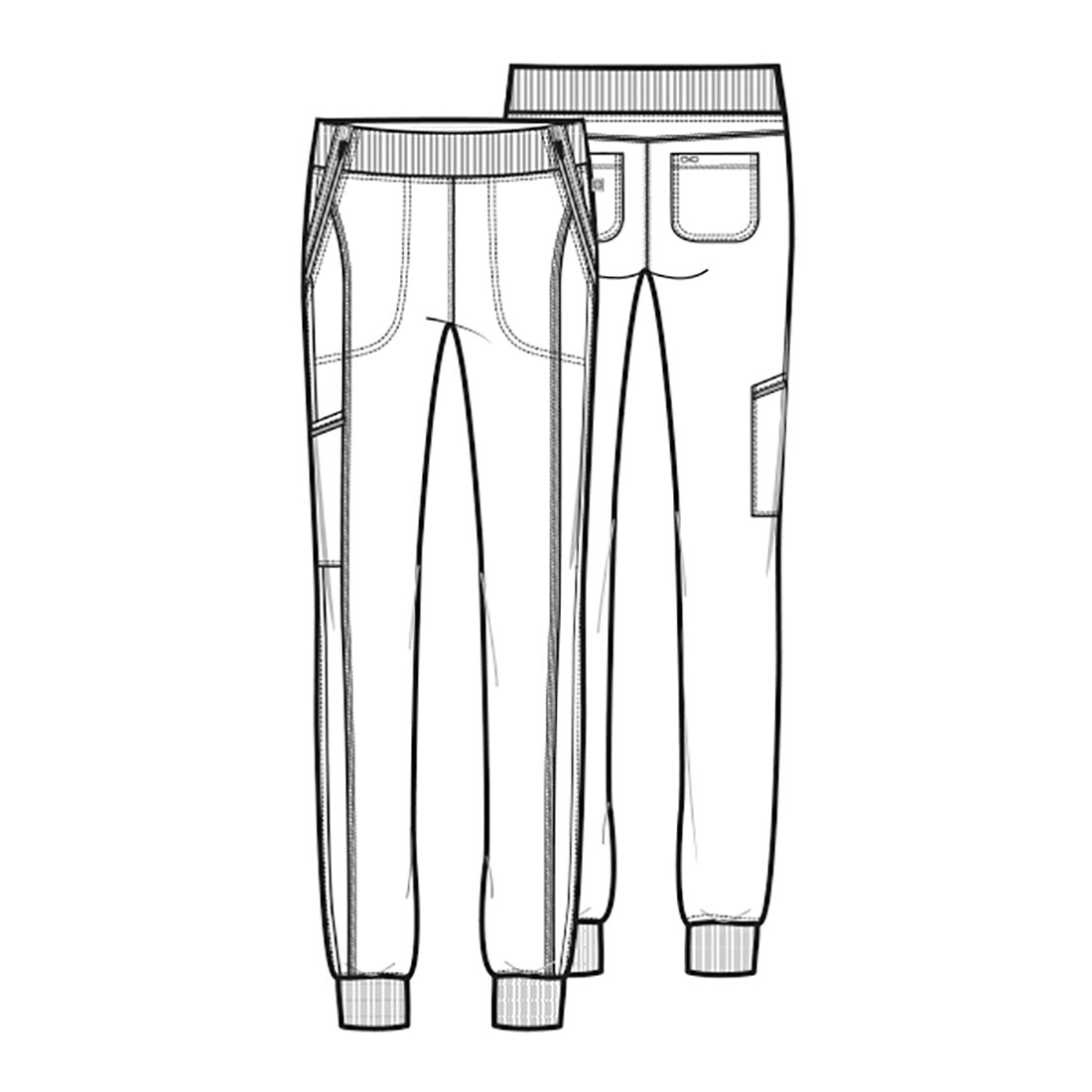 OUT Conj. Cherokee Infinity Mujer Mod. 2624A/CK110A Lime Creme ...... Pantalón es Jogger