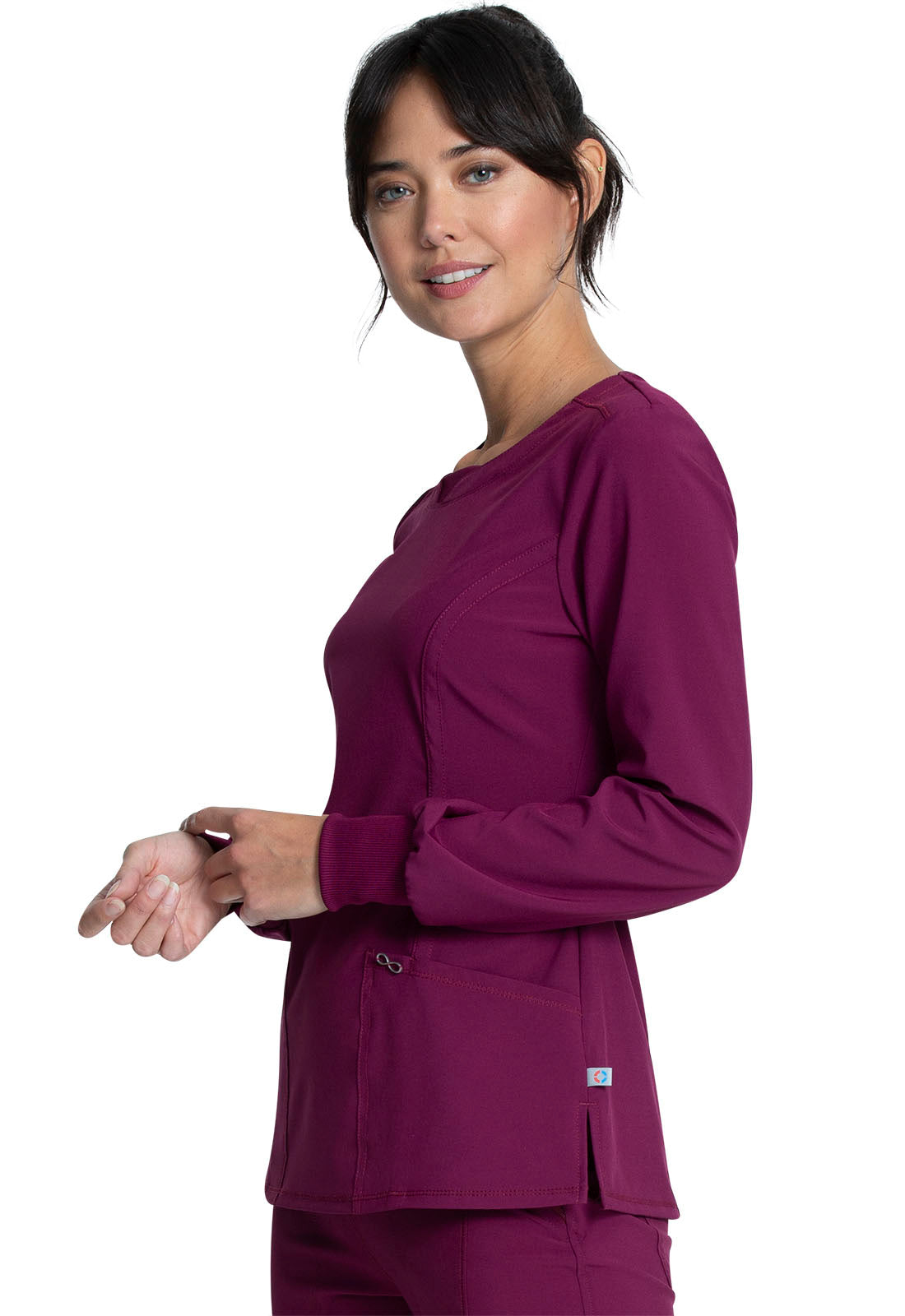 PFA Filipina Manga Larga Mujer Cherokee Infinity Mod.CK781A Wine