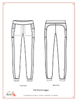 OFE Conj. Liso Mujer Koi Planet ........ Mod.Eco/Cherish ............. Black ............... Pantalón Es Jogger
