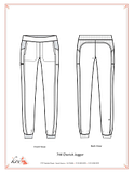 OFE Conj. Liso Mujer Koi Planet .......... Mod.Eco/Cherish ......... Navy ...........Pantalón Es Jogger