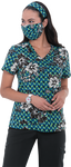 PFA Filip. Koi Mujer Mod. Leslie Est."GeoLeaves"