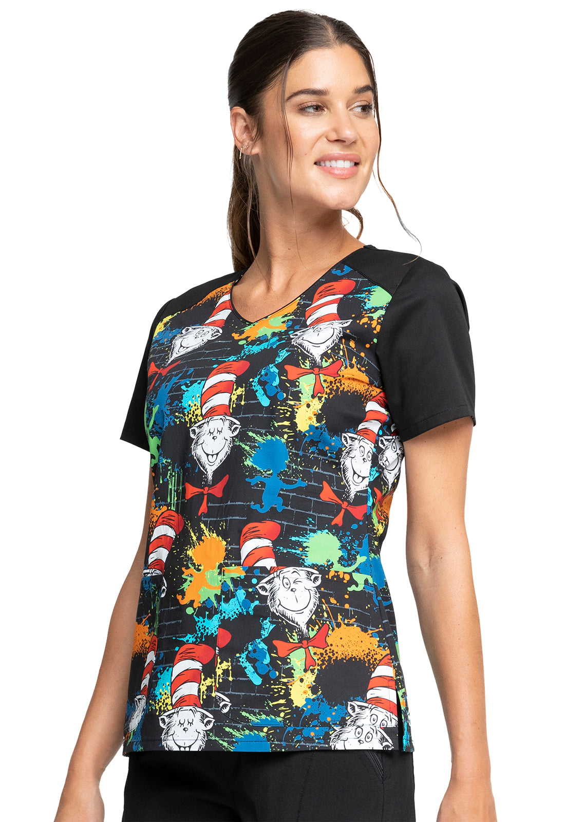 PFA Filipina Mujer Cherokee Tooniforms Mod.TF632SEFF Dr. Seuss