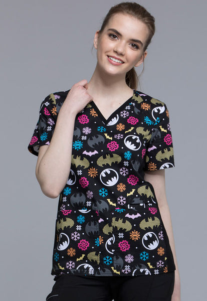 PFA Filipina Mujer Cherokee Tooniforms Mod.TF648DMBF Batman