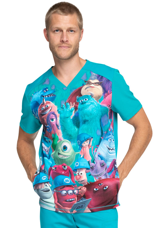 Filipina Hombre Cherokee Tooniforms Mod.TF714MCPY Monsters Inc