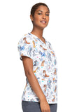 PFA Filipina Mujer Cherokee Tooniforms Mod.TF738LACD Golfo