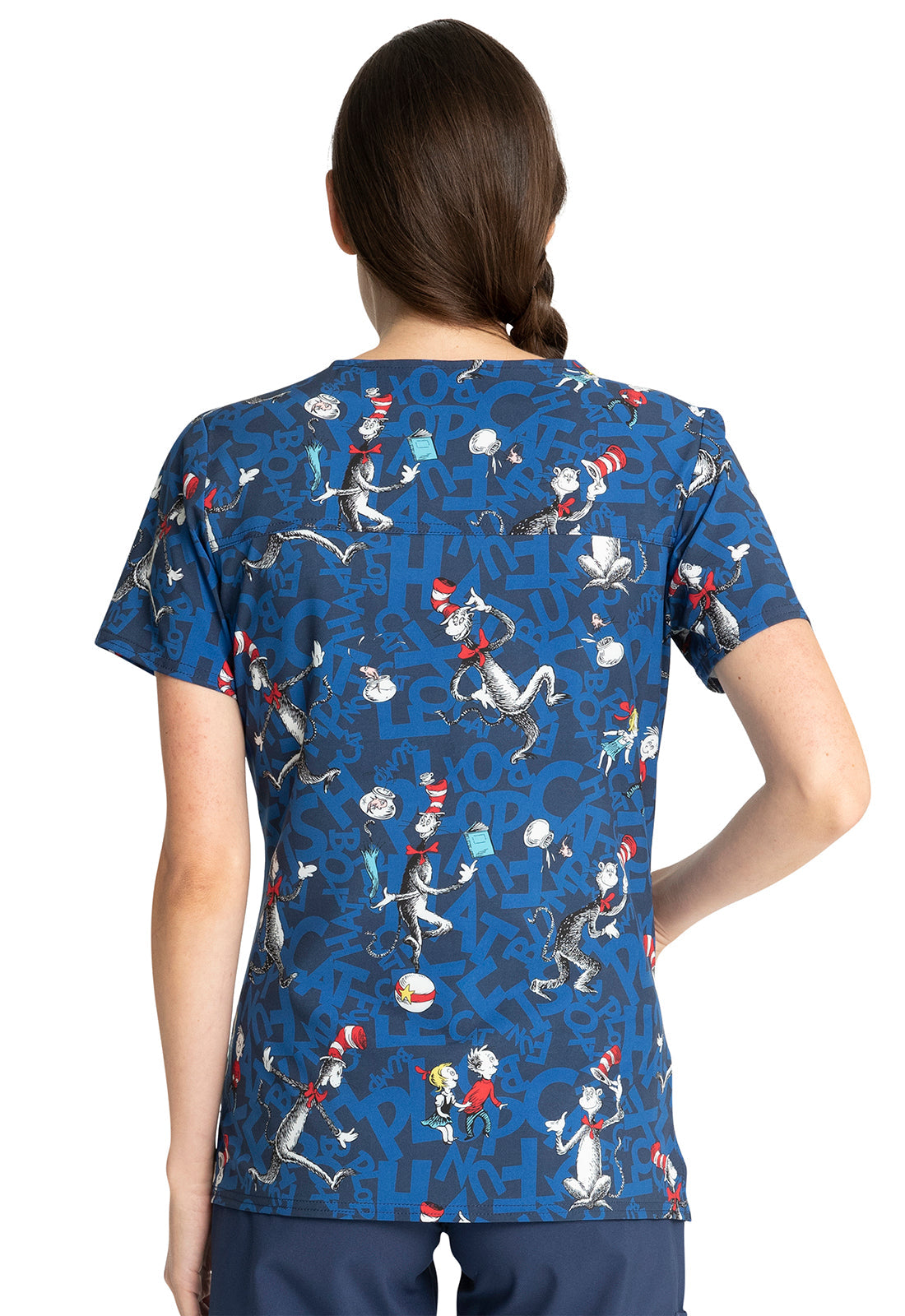 PFA Filipina Mujer Cherokee Tooniforms Mod.TF738SEJT Dr. Seuss