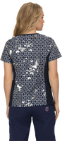 PFA  Filipina Koi Mujer EstVar. "Textured Butterfly Foil Navy" T.S