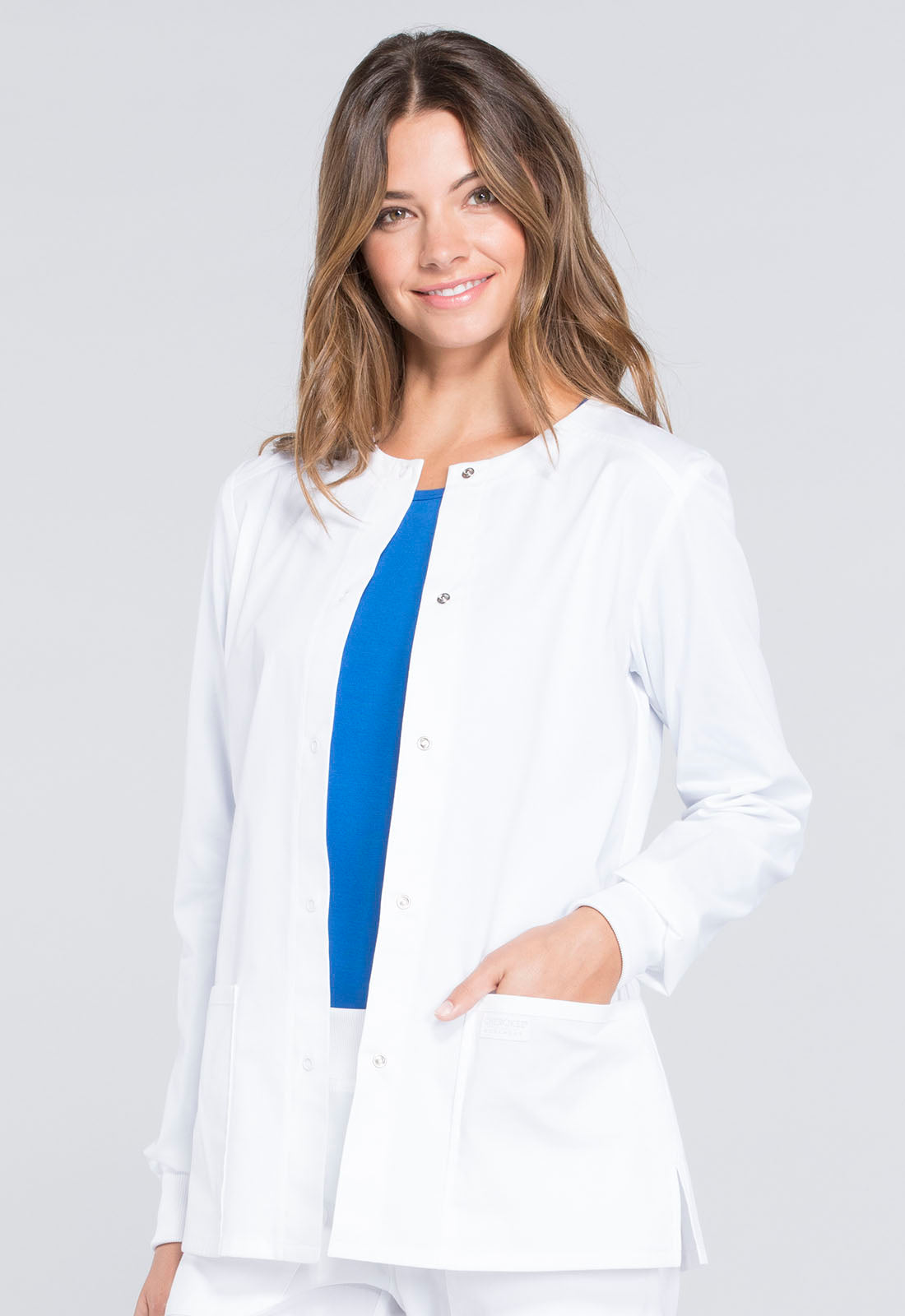 Exist. Cubrepolvos Mujer Cherokee Prof. Mod.WW340 White