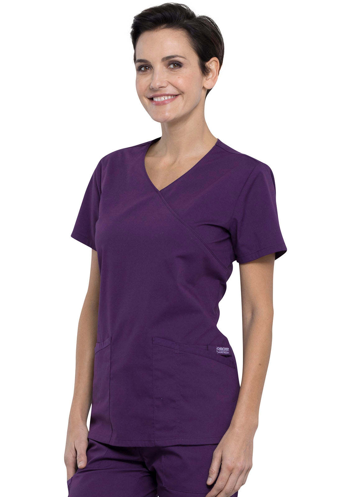 Conj. Mujer Cherokee Professionals Mod. WW655 / WW160 Eggplant