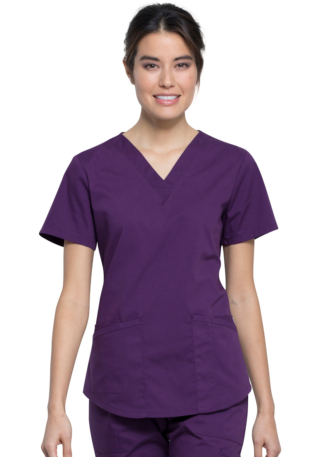 Conj. Mujer Cherokee Professionals Mod. WW665 / WW160 Eggplant