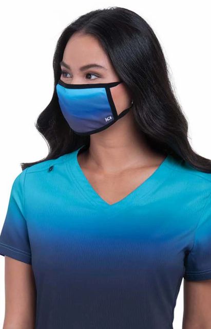 Cubrebocas Mujer Koi Mod.Fashion Mask Electric Blue/Navy 1Pza