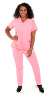 OFE Sp23 Conj. Liso Mujer Koi Betsey Johnson .......... Mod. Freesia/Buttercup .....Sweet Pink Pantalón No Es Jogger